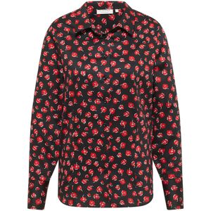 Eterna - Overhemdblouse - Zwart - Fitted - Easy Iron