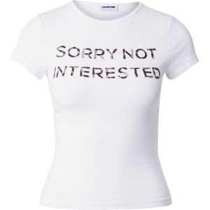 Noisy may Shirt 'NMKATINKA'  beige / cognac / zwart / wit