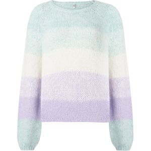 ONLY Trui 'ONLMISTY'  mintgroen / sering / pastellila / wit