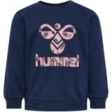 Hummel - Sweatshirt - Marine - Ronde Hals - Lange Mouw