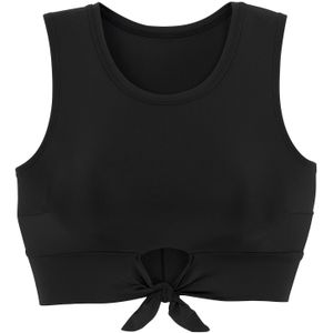 Look - Unikleur - Bikinitopje - Zwart - Polyamide