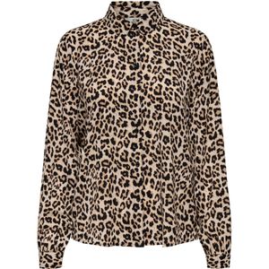 JDY Blouse 'JDYBROOKE'  greige / stone grey / zwart