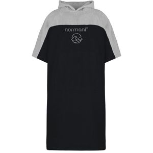 normani - Kuta - Badjas - Grijs/Zwart - Met Capuchon