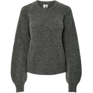 YAS Trui 'YASJOHI'  antraciet