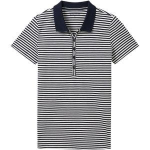 TOM TAILOR Shirt  marine / wit