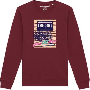 Watapparel Sweatshirt ' Good Old Mess '  gemengde kleuren / bourgogne