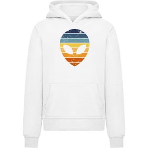 F4NT4STIC Sweatshirt 'Alien Sonnenuntergang Retro'  gemengde kleuren / wit