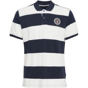 FQ1924 Shirt 'Peter'  navy / wit