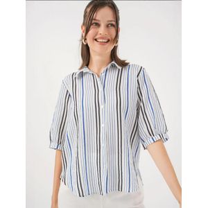 Bigdart Blouse  marine / zwart / wit