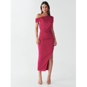 BWLDR Jurk 'VELEDA MIDI DRESS'  pink