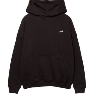 Pull&Bear Sweatshirt 'STWD'  zwart / wit