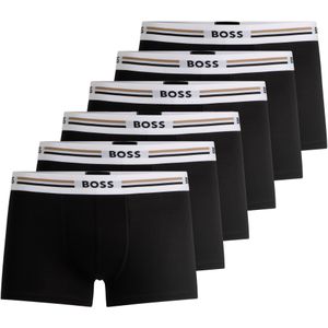 BOSS Boxershorts  donkerbeige / zwart / wit