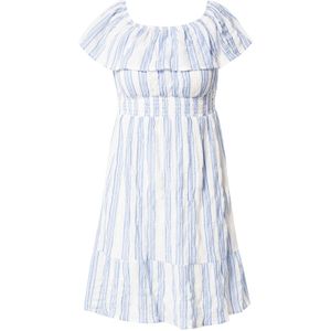 ABOUT YOU Jurk 'Lana'  blauw / wit