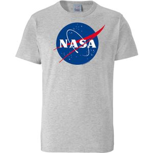 LOGOSHIRT Shirt 'Nasa'  blauw / grijs / rood / wit