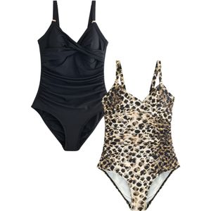 Next Badpak  beige / zwart