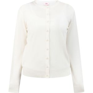 MYMO Gebreid vest  wolwit