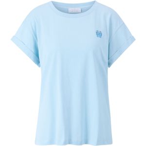 Rich & Royal - T-shirt - Hemelsblauw - Losse Pasvorm - Katoen