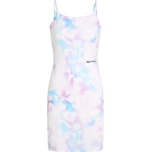 KARL LAGERFELD JEANS Jurk  lichtblauw / bessen / zwart / wit