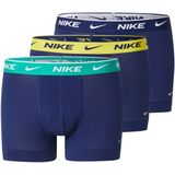 NIKE Underwear Boxershorts  donkerblauw / geel / groen / wit