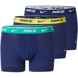 NIKE Underwear Boxershorts  donkerblauw / geel / groen / wit