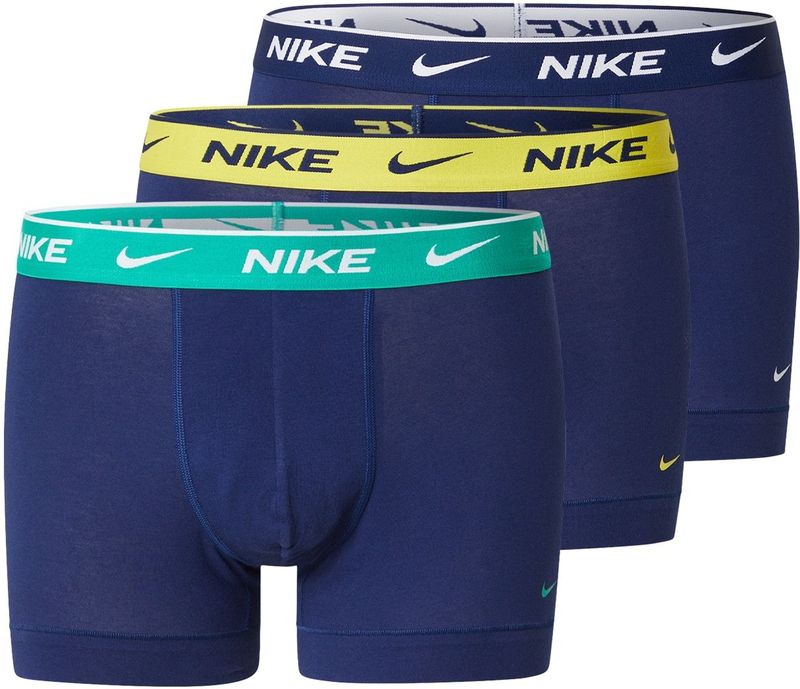 NIKE Underwear Boxershorts  donkerblauw / geel / groen / wit