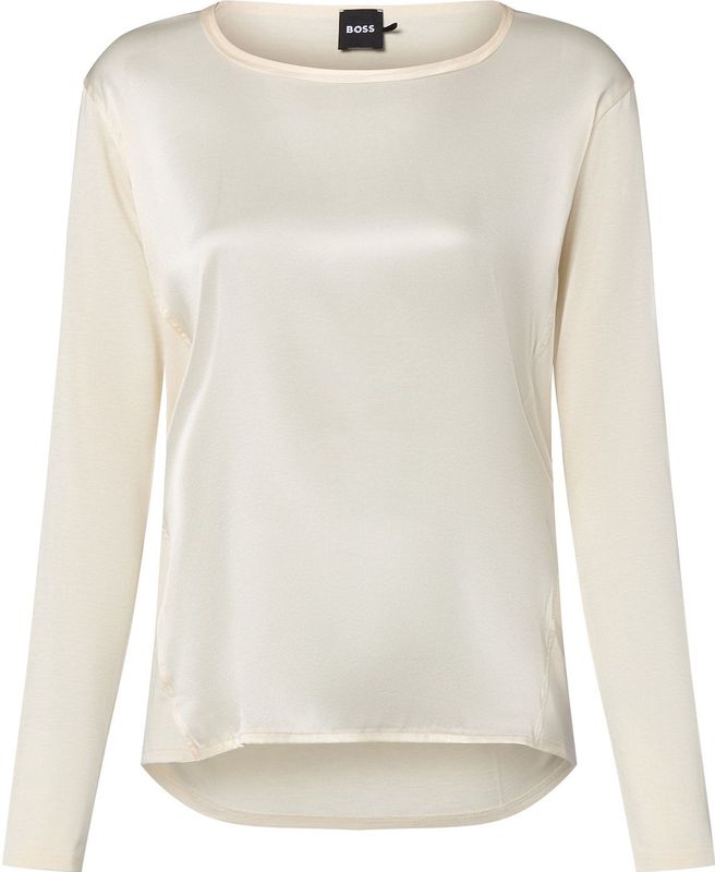 BOSS - Regular Fit - Shirt - Lange Mouwen - Pure Viscose