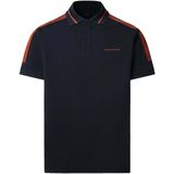 Hackett Londonvoor mannen. HM5600045 Polo Tape marine (3XL), Casual, Katoen, Korte mouwen, Marineblauw