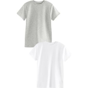 Next Onderhemd  grijs gemêleerd / wit