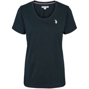 U.S. POLO ASSN. Top 'Amy'  donkerblauw / wit