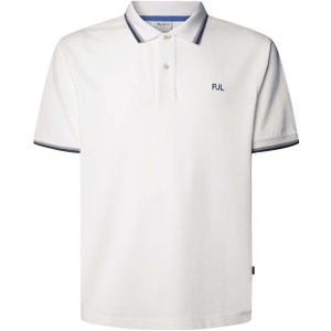 Pepe Jeans - PM5400011 - Polo - Wit - Katoen - Korte Mouwen