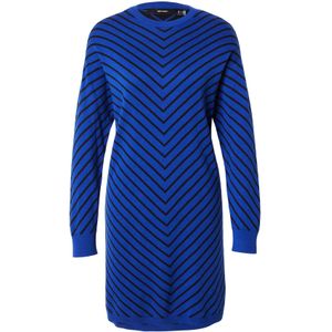 VERO MODA Gebreide jurk 'VMCAPRICORN'  donkerblauw / zwart