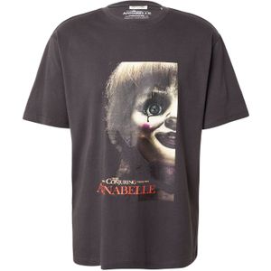 Only & Sons Shirt 'ONSHALLOWEEN'  taupe / grijs / donkergrijs / knalrood