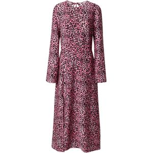 EDITED Jurk 'Aurea'  pink / zwart