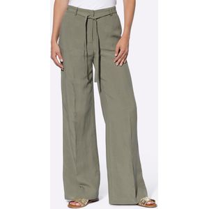 Chino - Kaki - 70% Lyocell 30% Linnen - Steekzakken