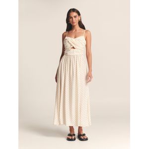 St MRLO Jurk 'BAYLEN'  crème / zwart