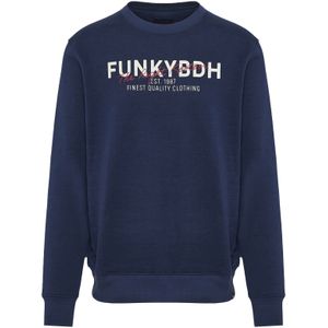 Funky Buddha Sweatshirt  donkerblauw