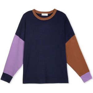 Lola Casademunt Trui  bruin / pruim / lichtlila