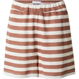 OBJECT Broek 'OBJLINDSEY'  chocoladebruin / wit