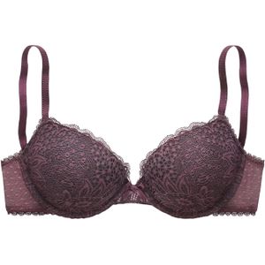 Vivance - Push-up-bh - Dark Violet - Bovenmateriaal 60% Polyamide, 35% Polyester, 5% Elastaan