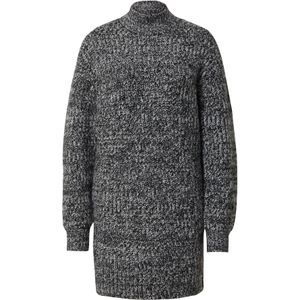 EDITED Jurk 'Eske'  zwart / wit gemêleerd