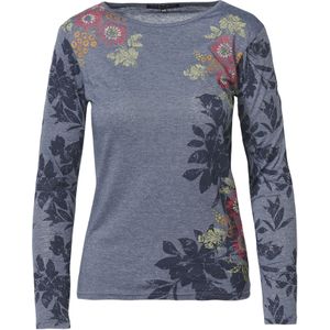 KOROSHI Shirt  navy / donkerblauw / oranje / grenadine