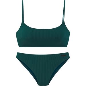 Elbsand - Bustierbikini - Petrol - Ribstof