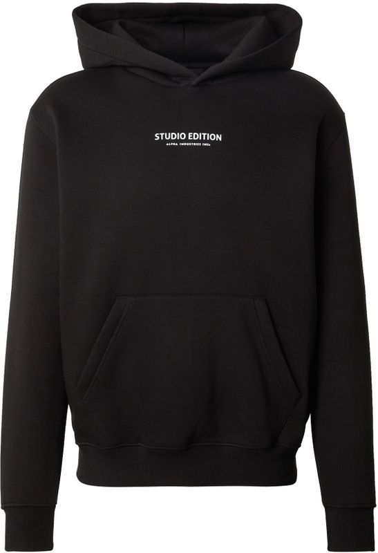 Sweatshirt met hoodie en bedrukte achterkant Alpha Industries Studio Edition