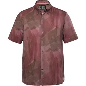 STHUGE Overhemd  bruin / donkerroze