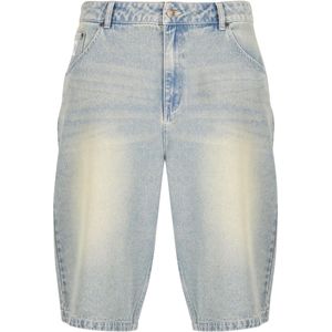 Korte Broeken - Effen - Denim - Light Washed - Loosefit