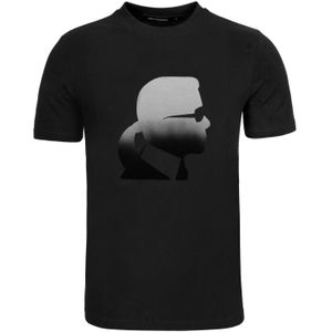 Karl Lagerfeld Shirt  lichtgrijs / zwart