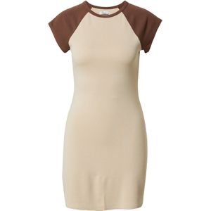 HOLLISTER Jurk  bruin / lichtbruin