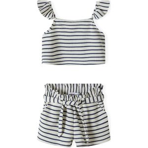 MINOTI Set  navy / wit