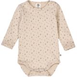 Müsli by GREEN COTTON Rompertje/body  beige / gemengde kleuren