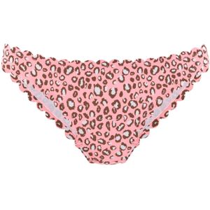 LASCANA Bikinibroek  bruin / pink / wit